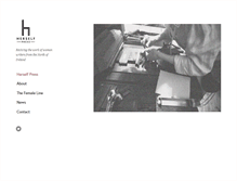 Tablet Screenshot of herselfpress.com